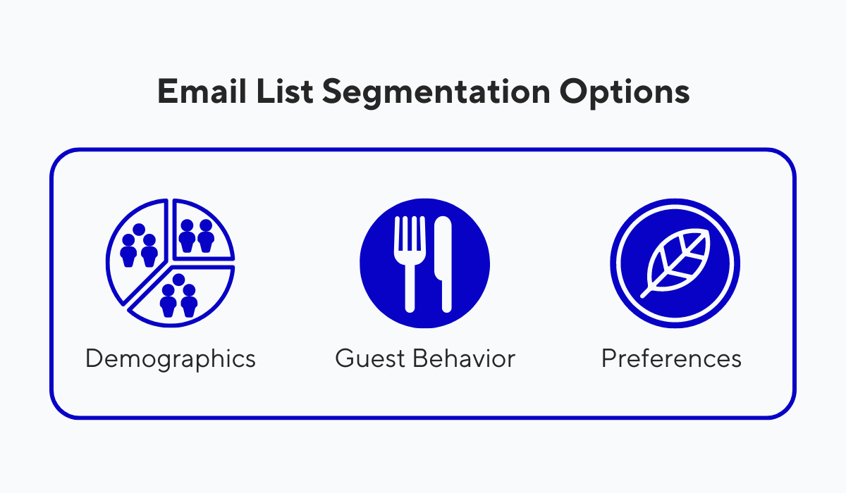 email list segmentation options