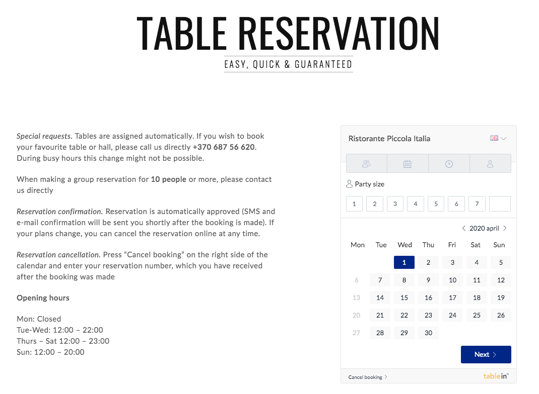 How Does An Online Restaurant Booking System Work?